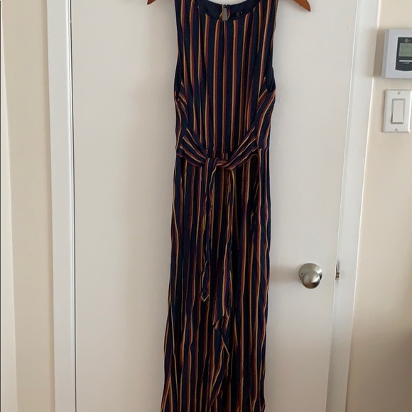 Striped jumpsuit, sleeveless - Picture 1 of 6